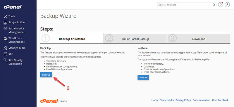 آموزش بکاپ گیری از سایت در هاست سی پنل